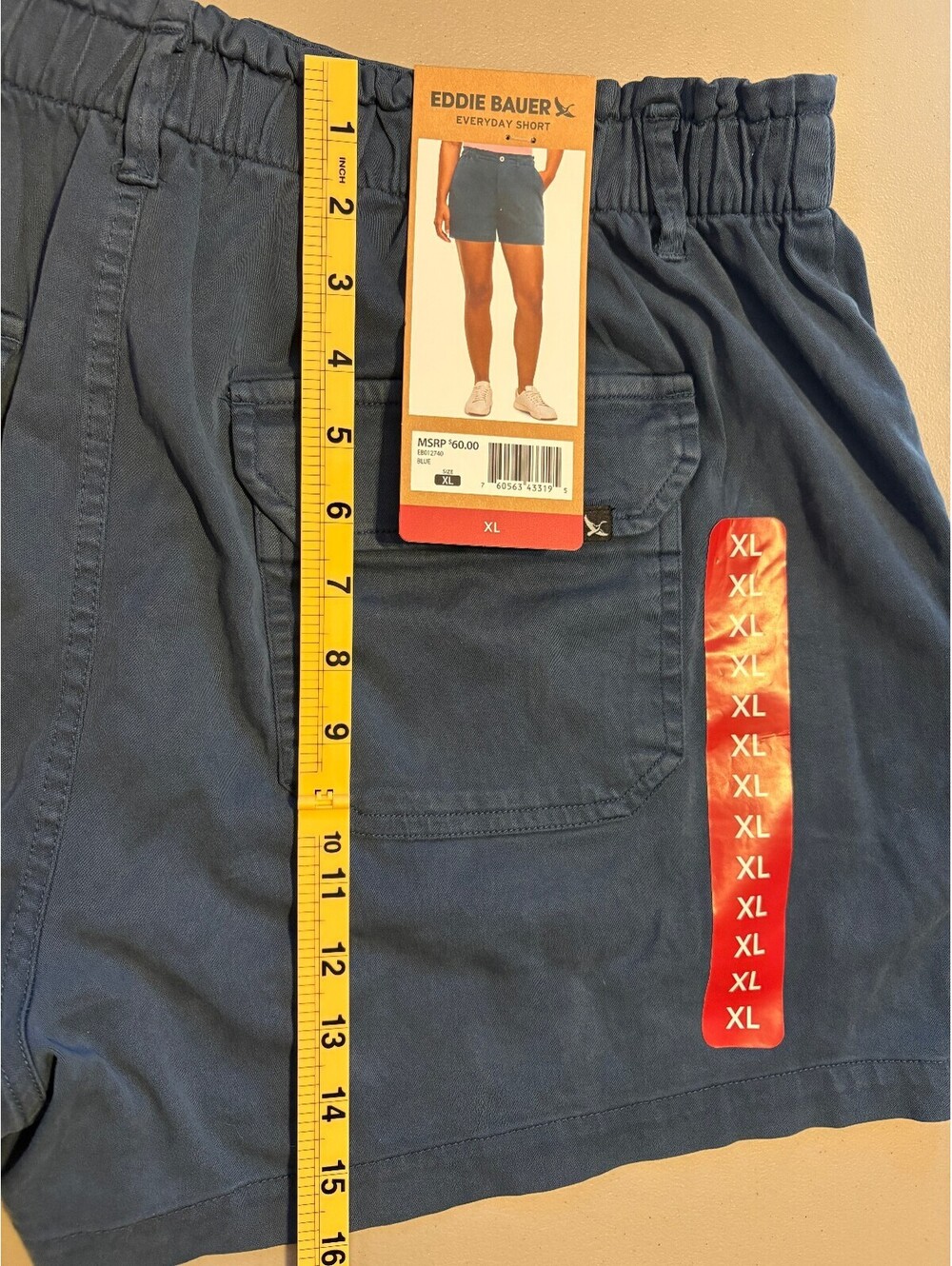 Eddie Bauer Women's Everyday Shorts XL Blue